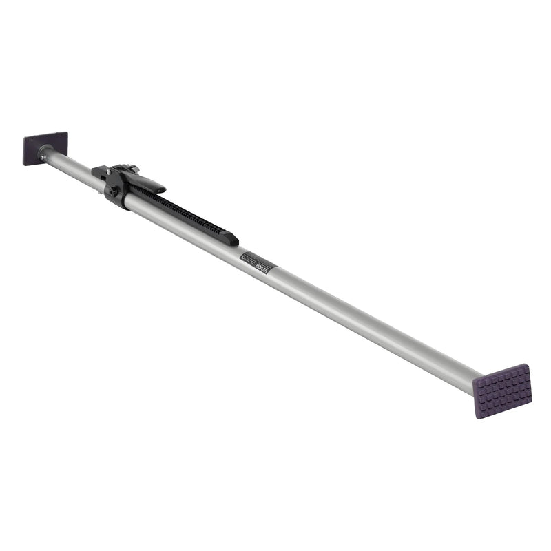 VEVOR kravas fiksācijas stienis, sprūdrata tipa kravas stienis ar regulējamu garumu 1499–1854 mm, izturīgs tērauda kravas stabilizators ar neslīdošiem balsta uzgaļiem, teleskopiski kravas fiksācijas stieņi pikapa kravas kastei.