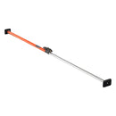 VEVOR kravas fiksēšanas stienis ar sprūdrata mehānismu, regulējams 1016–1854 mm, pastiprināta tērauda teleskopiska kravas bloķēšanas sistēma ar neslīdošiem atbalsta spilventiņiem, paredzēta SUV un vieglajiem automobiļiem