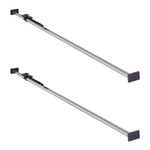 VEVOR kravas fiksācijas stienis, sprūdrata tipa kravas stienis ar regulējamu garumu 2261–2642 mm, izturīgs tērauda kravas stabilizators ar neslīdošiem uzgaļiem, kravas nostiprināšanai kravas auto kastēs, puspiekabēs un piekabēs (2 gab.)