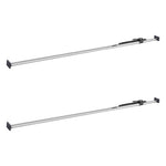 VEVOR kravas fiksācijas stienis, sprūdrata tipa kravas stienis ar regulējamu garumu 2261–2642 mm, izturīgs tērauda kravas stabilizators ar neslīdošiem uzgaļiem, kravas nostiprināšanai kravas auto kastēs, puspiekabēs un piekabēs (2 gab.)