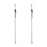 VEVOR kravas fiksācijas stienis, sprūdrata tipa kravas stienis ar regulējamu garumu 2261–2642 mm, izturīgs tērauda kravas stabilizators ar neslīdošiem uzgaļiem, kravas nostiprināšanai kravas auto kastēs, puspiekabēs un piekabēs (2 gab.)