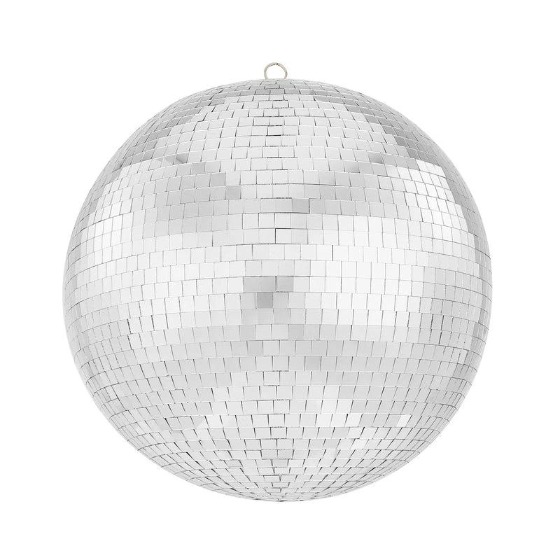VEVOR spoguļdisco bumba 30 cm ar piekarināšanas gredzenu, spoguļvirsmas diskobumba ballīšu dekorācijām DJ klubiem, skatuvēm, kāzām, dzimšanas dienām, Ziemassvētkiem un Jaungada svinībām