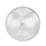 VEVOR spoguļdisco bumba 30 cm ar piekarināšanas gredzenu, spoguļvirsmas diskobumba ballīšu dekorācijām DJ klubiem, skatuvēm, kāzām, dzimšanas dienām, Ziemassvētkiem un Jaungada svinībām