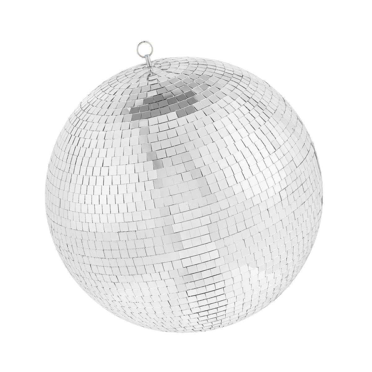 VEVOR spoguļdisco bumba 30 cm ar piekarināšanas gredzenu, spoguļvirsmas diskobumba ballīšu dekorācijām DJ klubiem, skatuvēm, kāzām, dzimšanas dienām, Ziemassvētkiem un Jaungada svinībām