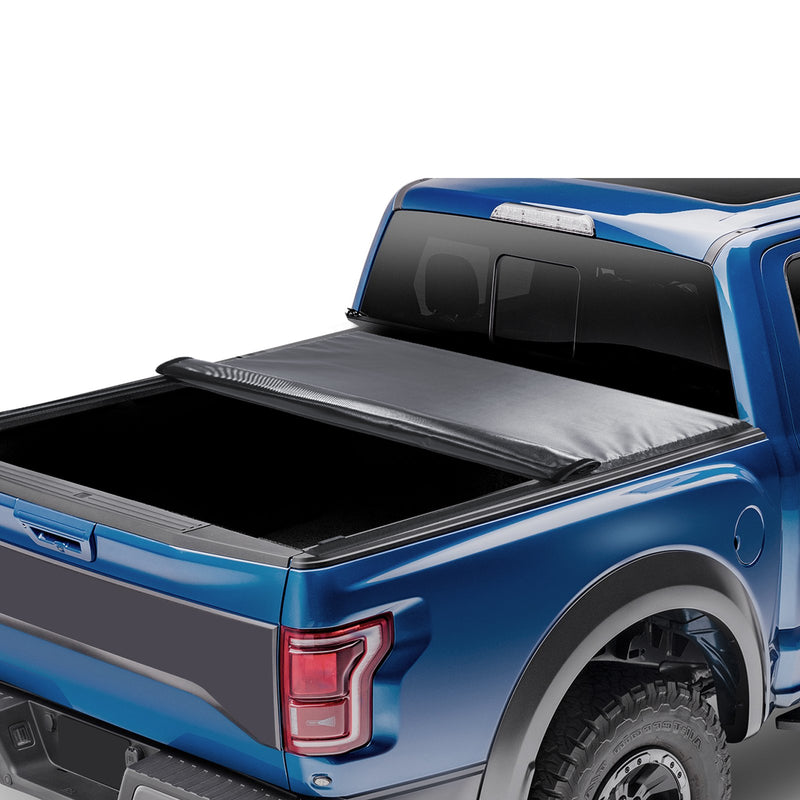 VEVOR salokāms kravas kastes pārsegs Ford F-150 (2009–2024),  1,68 x 1,65 m kravas kastei, mīksts PVC materiāls, 100% piekļuve kravas kastei