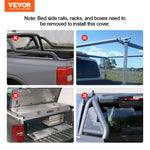 VEVOR kokkuklapitav kaubakasti kate Ford F-150 (2009-2024), 1,68 x 1,65 m kaubakasti jaoks, pehme PVC materjal, 100% juurdepääs kaubakastile