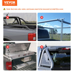 VEVOR kaubakasti kate, kokkupandav kaubakasti kate, sobib 2002-2018 Dodge Ram 1500, 2003-2024 2500 3500, 2019-2024 Classic, 195 x 168 cm kaubakasti jaoks, pehme PVC materjalist.