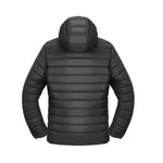 M_VEVOR apsildāmā jaka vīriešiem ar 7,4 V akumulatoru, softshell elektriski apsildāma virsjaka, vējaizturīga viegla virsjaka ar 6 apsildes zonām un 3 siltuma iestatījumiem, piemērota pārgājieniem un āra darbiem, melna
