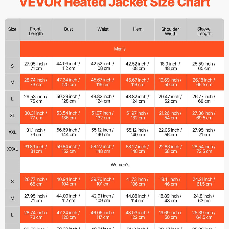 L_VEVOR apsildāmā jaka sievietēm ar 7,4 V akumulatoru, softshell elektriski apsildāma virsjaka, vējaizturīga un ūdensizturīga viegla virsjaka ar 5 apsildes zonām un 3 siltuma iestatījumiem, mazgājama veļasmašīnā