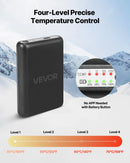 Viena izmēra_VEVOR apsildāmās zeķes ar 5000 mAh akumulatoru, uzlādējamas, ar 4 apsildes līmeņiem un lietotnes vadību; piemērotas sievietēm un vīriešiem medībām, izjādēm, kempingam un pārgājieniem