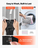 Viena izmēra_VEVOR apsildāmās zeķes ar 5000 mAh akumulatoru, uzlādējamas, ar 4 apsildes līmeņiem un lietotnes vadību; piemērotas sievietēm un vīriešiem medībām, izjādēm, kempingam un pārgājieniem