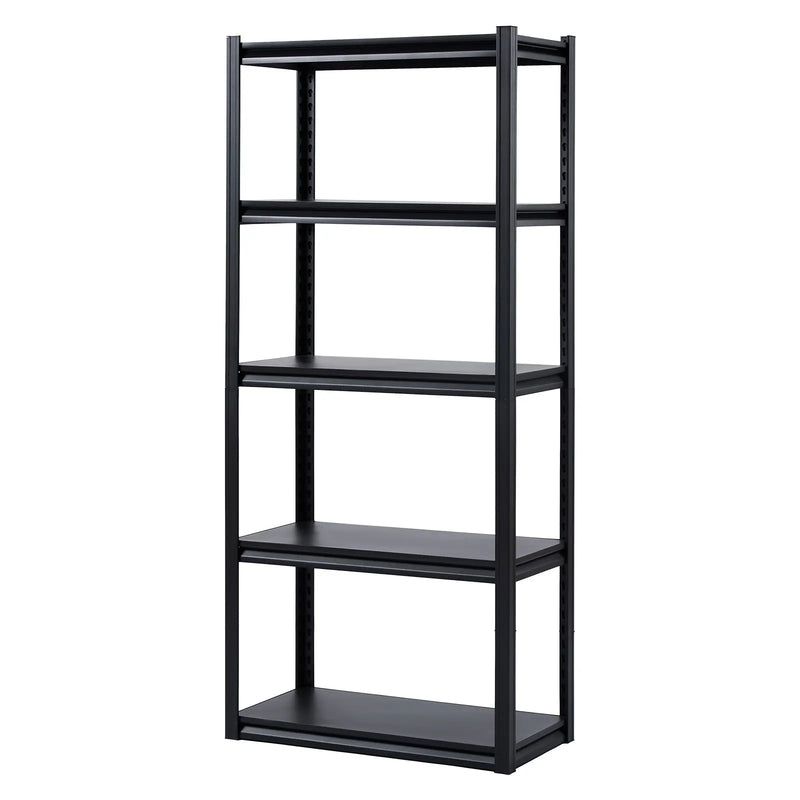 Uzglabāšanas plaukti 5 līmeņi, 406 × 813 × 1829 mm, garāžas metāla plauktu sistēma