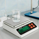 Rūpnieciskie svari, digitālie 10 kg x 0,1 g, ar LED ekrānu, vienībās g/kg/lb/oz/ct, detaļu, monētu, inventāra, virtuves un juvelierizstrādājumu svēršanai