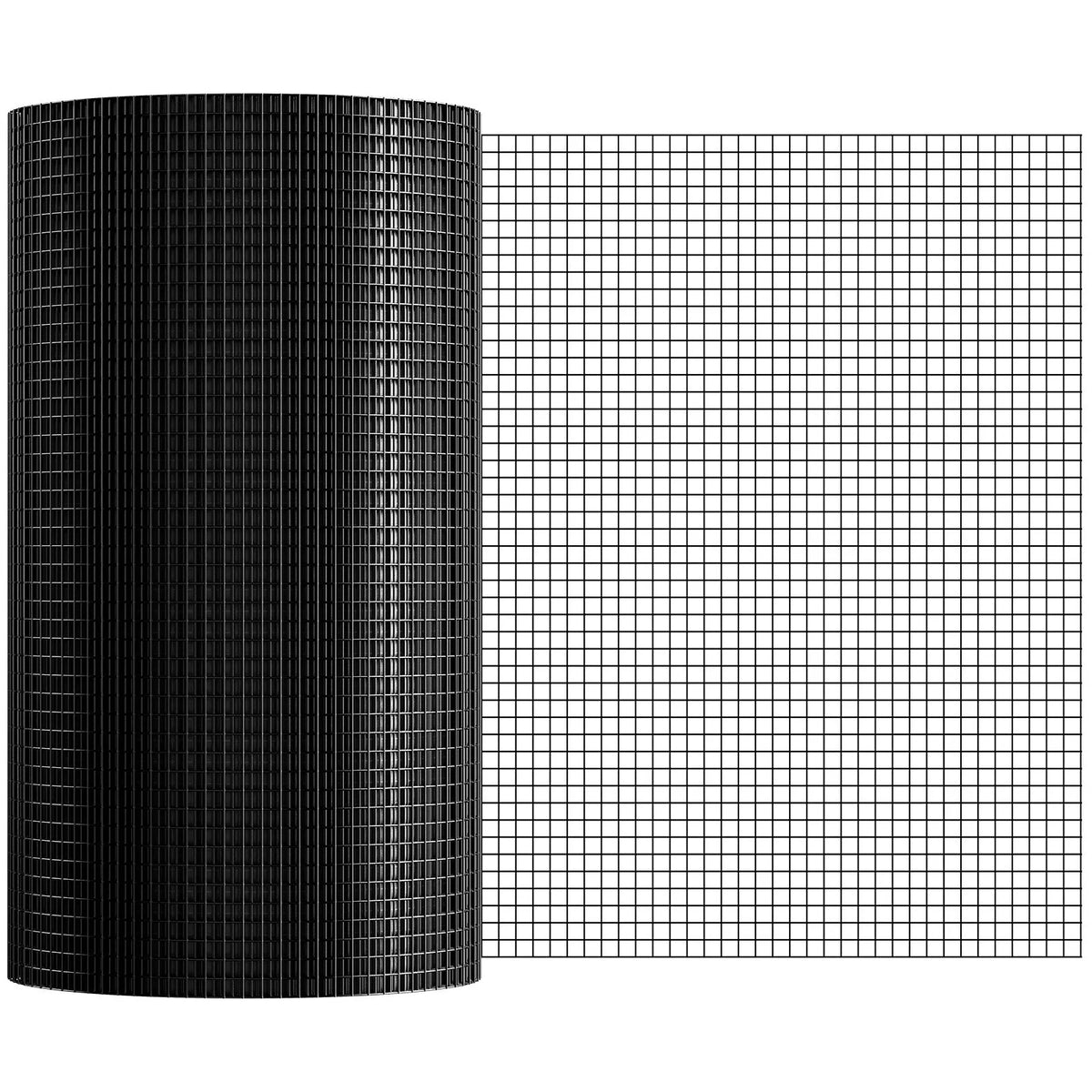 Metāla siets 610 × 30 480 mm, 1,0 mm stieple, cinkots ar vinila pārklājumu, vistas kūšu, trušu un čūsku žogiem, mājputnu iežogojumiem
