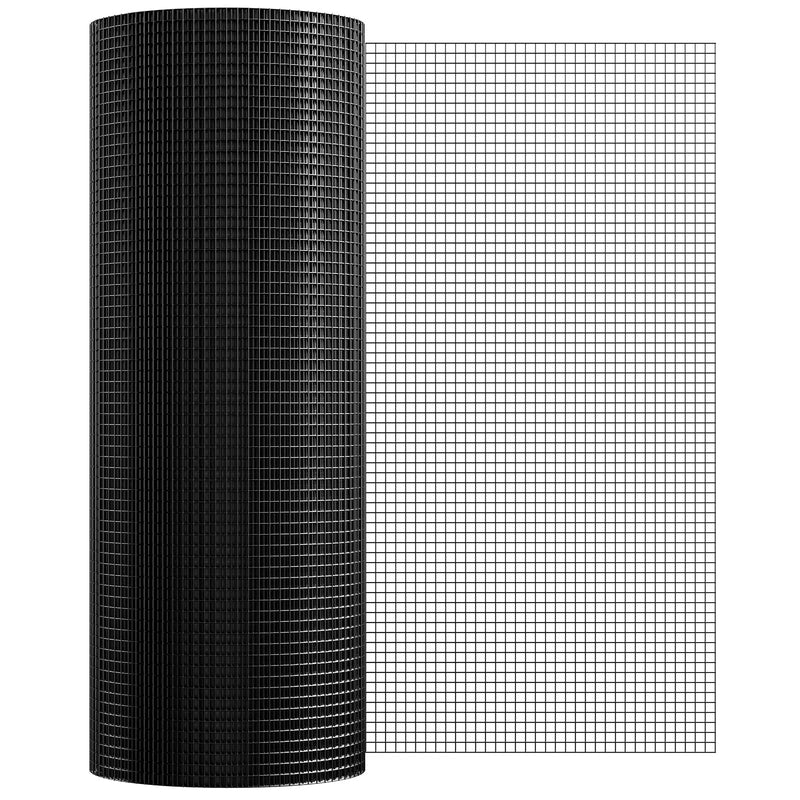 Cinkota metāla sieta rullis 910 × 30 480 mm, 19 Gauge, ar vinila pārklājumu, vistas kūtīm, trušu un čūsku žogiem, mājputnu nožogojumiem