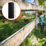 Cinkota metāla sieta rullis 910 × 30 480 mm, 19 Gauge, ar vinila pārklājumu, vistas kūtīm, trušu un čūsku žogiem, mājputnu nožogojumiem