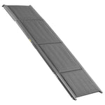 VEVOR salokāma suņu rampa automašīnām, 160 x 43,2 cm, neslīdoša Oksfordas auduma virsma, piemērota vidējiem un lieliem suņiem līdz 113 kg, pārnēsājama rampa SUV un kravas auto lietošanai