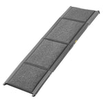 VEVOR salokāma suņu rampa automašīnām, 180 x 43,2 cm, neslīdoša virsma, piemērota vidējiem un lieliem suņiem līdz 113 kg, pārnēsājama rampa SUV un kravas auto lietošanai