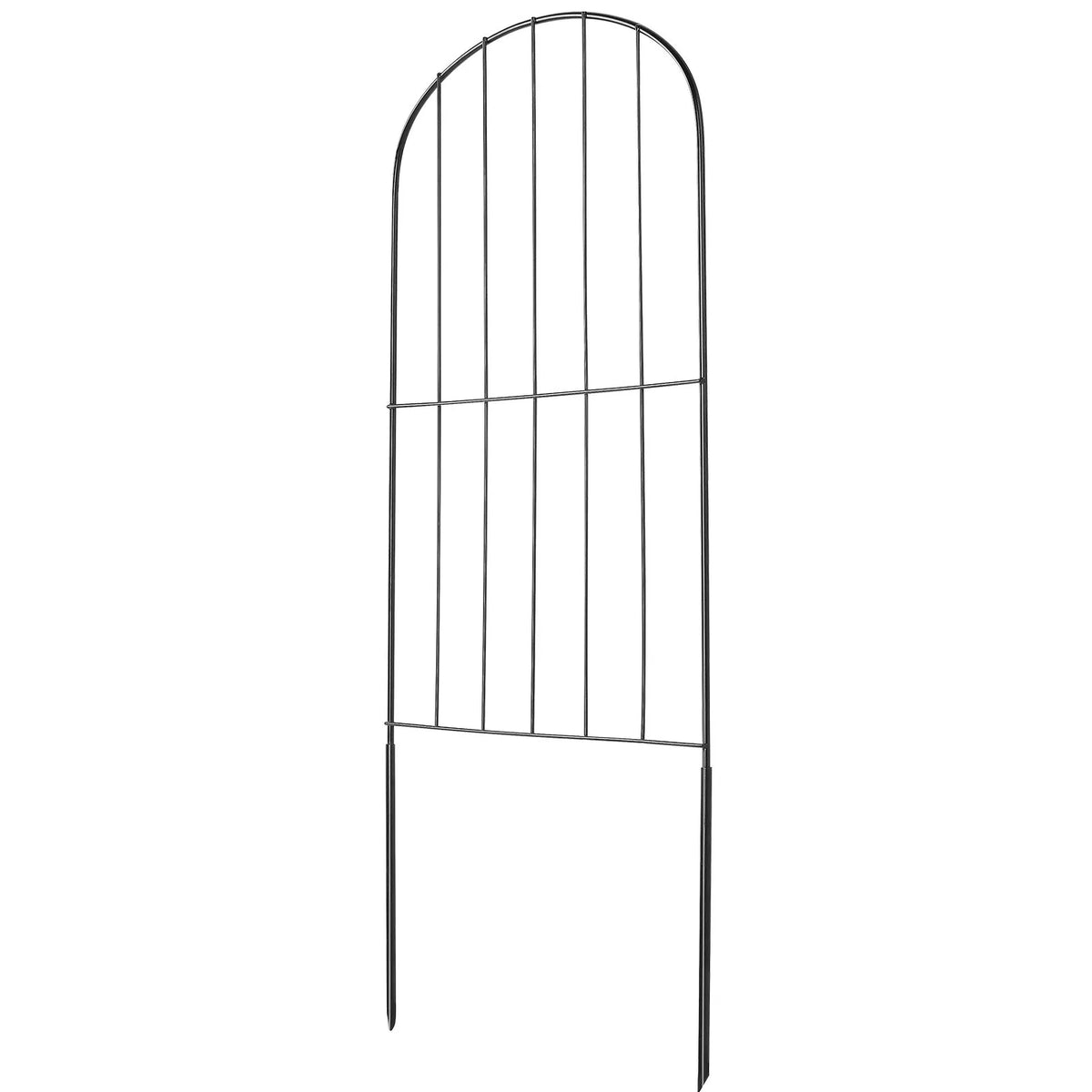 Dārza metāla žogs dzīvnieku barjerai 731,5×396,2 cm ar 5,1 cm mietiņu atstarpi, 28 gab. komplekts