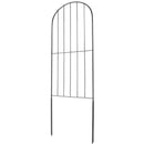 Dārza metāla žogs dzīvnieku barjerai 731,5 × 396,2 cm ar 5,1 cm mietiņu atstarpi, 10 gab. komplekts