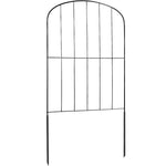 Dārza metāla žogs dzīvnieku barjerai 731,5 × 396,2 cm ar 5,1 cm mietiņu atstarpi, 10 gab. komplekts