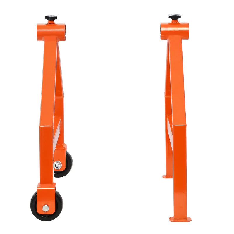 Vadu ruļļu statīvs ruļļiem līdz 760 mm diametrā ar riteņiem