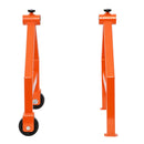 Vadu ruļļu statīvs ruļļiem līdz 760 mm diametrā ar riteņiem