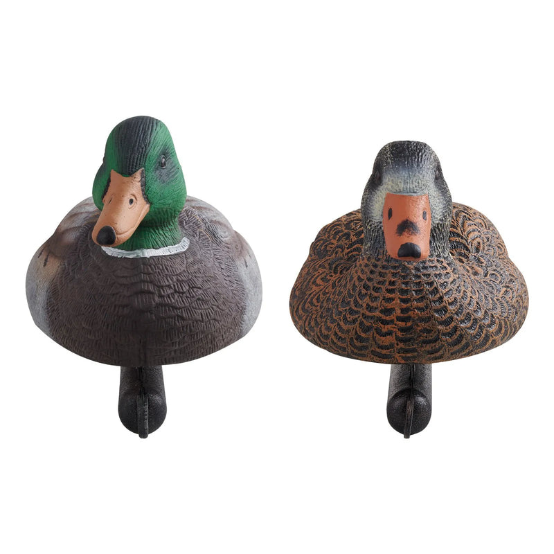 Pīļu mānekļi, reālistiski peldoši medību mānekļi ar svaru līdzsvarotu peldspēju, plastmasas pīļu imitācija medībām, piemēroti dīķiem, ezeriem un dārza dekorēšanai, viegli pārnēsājami (6 gab.)