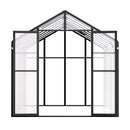 Pieejams 10 dienu laikā! VEVOR polikarbonāta 2.35 x 4.03 x 2.07 m siltumnīca dārzam