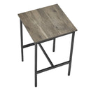 VEVOR augsts bāra galds ar metāla rāmi, 60×60×91 cm, piemērots virtuvei, viesistabai, kafejnīcai vai ballītēm, retro brūnā un melnā krāsā