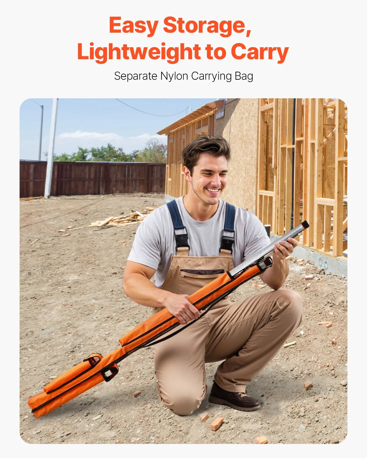 VEVOR 4 gabalu magnētisko torpēdas līmeņrāžu komplekts 1220/610/406/254 mm ar fluorescējošiem burbuļlīmeņiem, 45°/90°/180° lineālu, alumīnija sakausējuma līmeņošanas instrumentiem ar collu un metrisko skalu