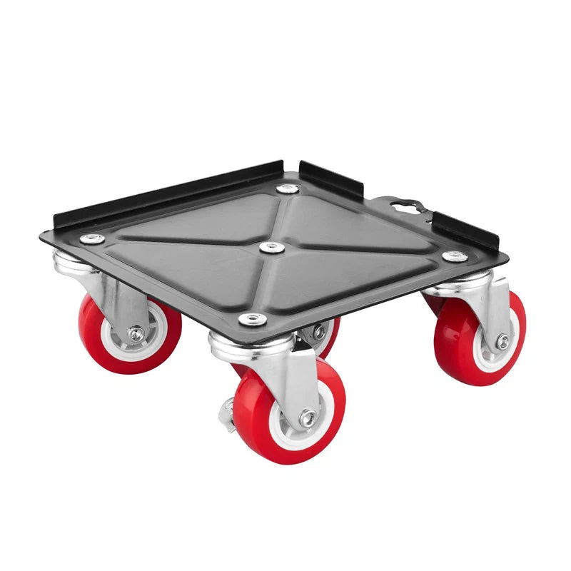 VEVOR mēbeļu pārvietošanas platforma līdz 1576 kg ar 5 grozāmiem 360° riteņiem un oglekļa tērauda paneli, komplekts sadzīves tehnikai un mēbelēm