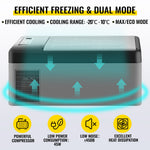 15L VEVOR autokülmik/külmik, 12V, -20 ℃ kuni 10 ℃, sobib ideaalselt autodele, veoautodele, haagissuvilatele, paatidele, aga ka koduseks kasutamiseks või välistegevuseks, näiteks reisimiseks, kalastamiseks ja telkimiseks.