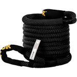 VEVOR 32 mm x 9,6 m kinētiskā vilkšanas troses virve, 23,7 t, dubultā pītais neilons, ar somu, melna