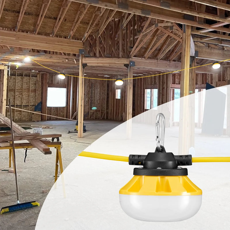 30,5 m Darba telpu apgaismojuma virtene, 100 W, 10000 lm, savienojama, ūdensizturīga