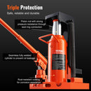 Hüdrauliline jalamahuti 10 t (jalg) / 20 t (ülemine), pneumaatiline, 30-190 mm / 320-480 mm, masinatele ja tööstusele