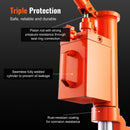 Hydraulic jack with leg lift, 5 t for leg / 10 t for upper part, 360° rotating