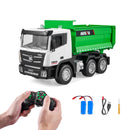 VEVOR RC tālvadības pašizgāzējs – būvniecības transportlīdzekļa rotaļlieta, 9 kanāli, 1:18 mērogs