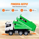 VEVOR RC tālvadības pašizgāzējs – būvniecības transportlīdzekļa rotaļlieta, 9 kanāli, 1:18 mērogs