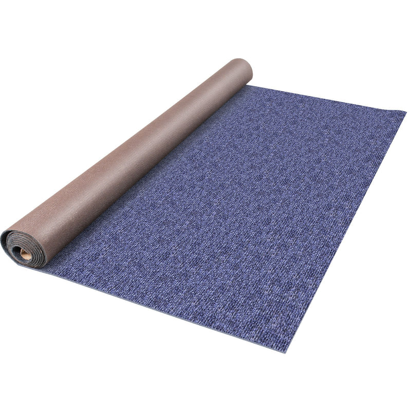 Paklājs , zils, 180 x 1500 cm, piemērots terasēm, garāžās un citās vietās ar paaugstinātu mitruma līmeni. Tas nodrošina izturīgu un neslīdošu virsmu, ir viegli kopjams un piemērots lietošanai gan iekštelpās, gan āra apstākļos.