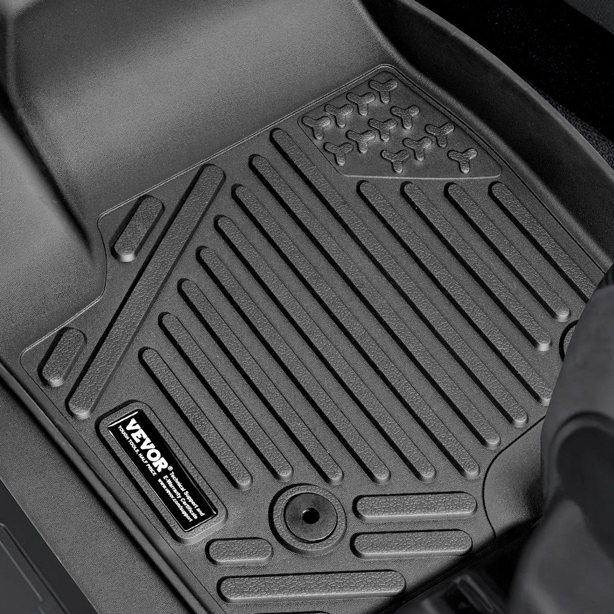 VEVOR automašīnas grīdas paklāji Chevrolet Silverado / GMC Sierra 1500, 3 gab.