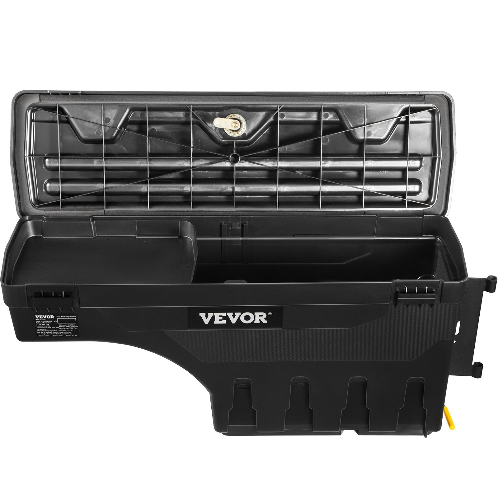 VEVOR Slēdzams riteņu arkas instrumentu nodalījums 20 l, ūdensizturīgs, der Dodge Ram 1500 (2019–2021), labā puse, melns