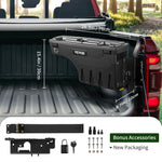 VEVOR Slēdzams riteņu arkas instrumentu nodalījums 20 l, ūdensizturīgs, der Dodge Ram 1500 (2019–2021), labā puse, melns