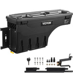 VEVOR kravas automašīnas riteņu arkas instrumentu kaste, 20 l, ar slēdzamu ūdensizturīgu ABS vāku, piemērota Chevrolet Silverado 1500 un GMC Sierra 1500 (2019–2020), vadītāja puse, melna