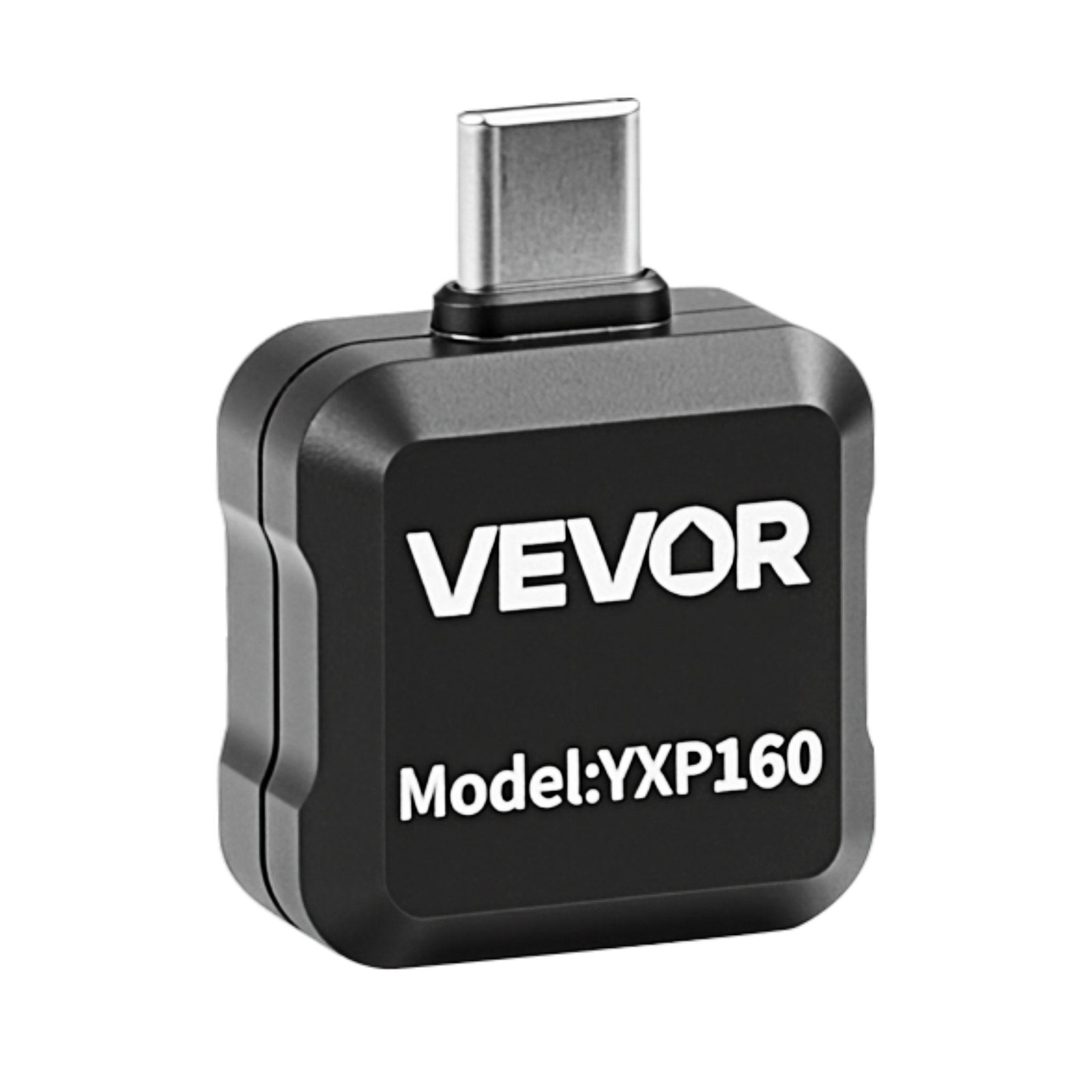 VEVOR termokamera Android ierīcēm, 320 × 240 TISR super izšķirtspēja, 25 Hz atsvaidzes ātrums, 160 × 120 IR izšķirtspēja, temperatūras diapazons -20 °C līdz 550 °C, 15 krāsu paletes