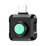 VEVOR termokamera Android ierīcēm, 512 × 384 TISR super izšķirtspēja, 25 Hz atsvaidzes ātrums, 256 × 192 IR izšķirtspēja, temperatūras diapazons -20 °C līdz 550 °C, 15 krāsu paletes