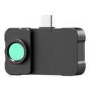 VEVOR termokamera Android un iOS ierīcēm ar makro objektīvu, 512 × 384 super izšķirtspēja, 25 Hz atsvaidzes ātrums, 256 × 192 IR izšķirtspēja, temperatūras diapazons -20 °C līdz 550 °C