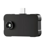 VEVOR termokamera Android un iOS ierīcēm, 512 × 384 super izšķirtspēja, 25 Hz atsvaidzes ātrums, 256 × 192 IR izšķirtspēja, temperatūras diapazons -20 °C līdz 550 °C, 6 krāsu paletes