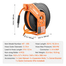 Automaatne õhuvoolikukomplekt 9,5 mm x 15 m, 20 bar, koos klambriga ja automaatse tagasipöördumisega