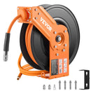 Automaatne õhuvoolikukomplekt 9,5 mm x 15 m, 20 bar, koos klambriga ja automaatse tagasipöördumisega